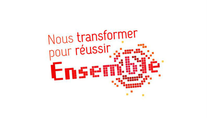 Logo voeux entreprise banque